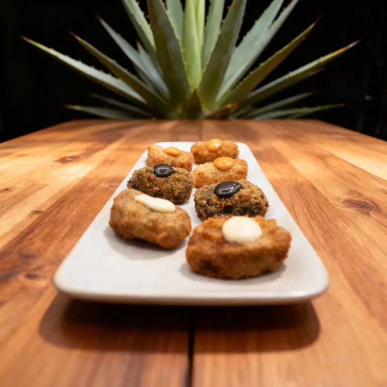 Fotografía premium para menú gastronómico: Croquetas Cremosas